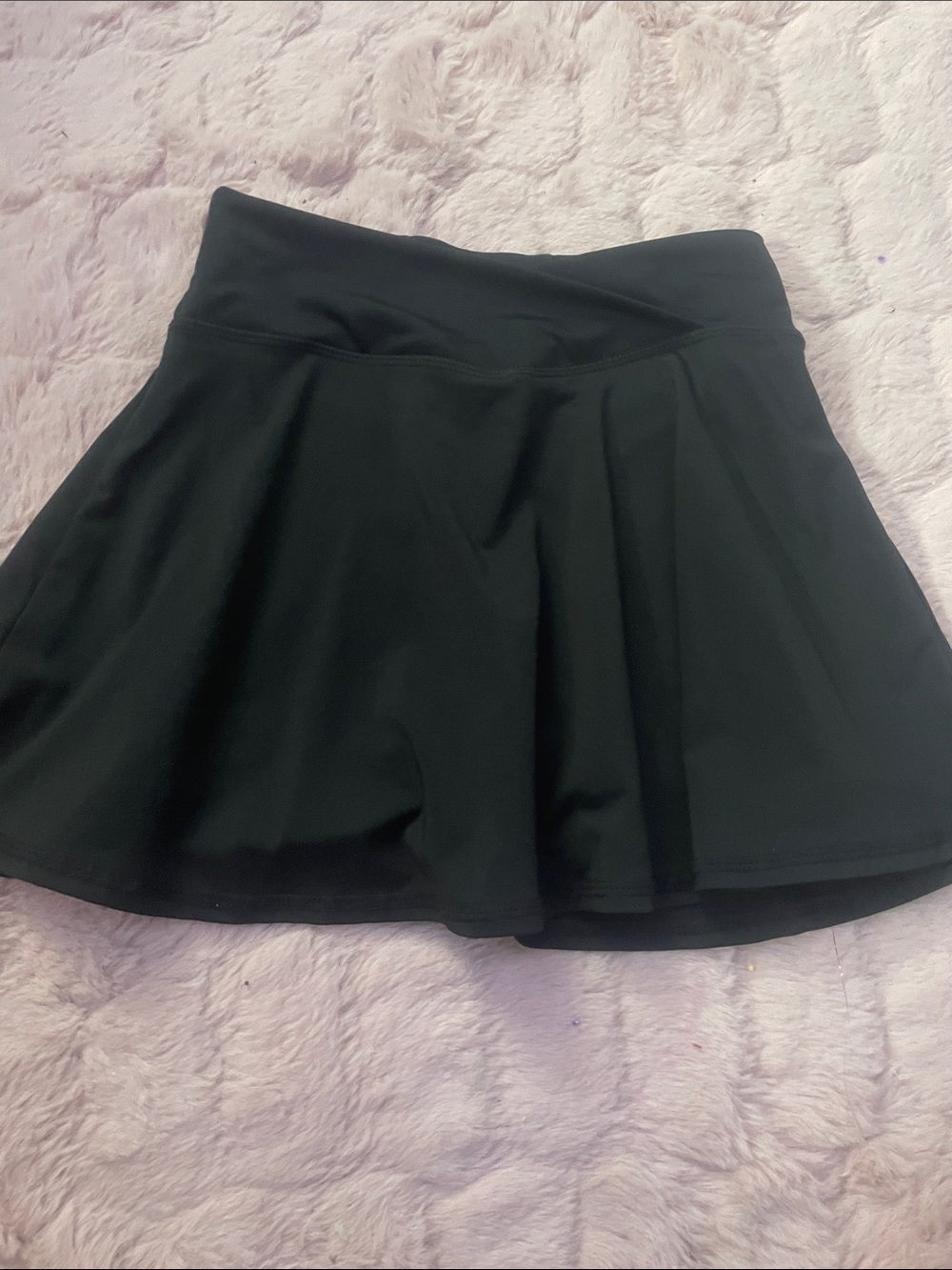 90 Degree By Reflex Black Athletic Skater Skirt